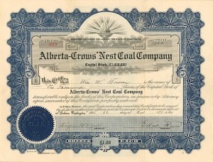 Alberta-Crows' Nest Coal Co.